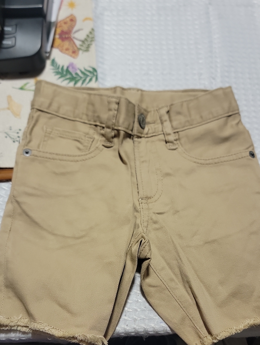 GAP Tan Khaki Denim Shorts 4yr Toddler